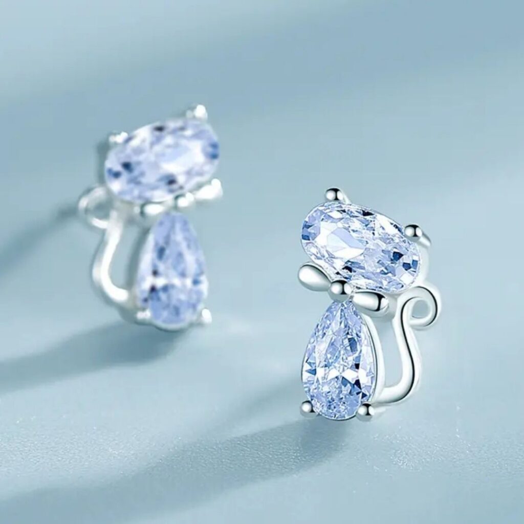 Aretes Figura De Gato