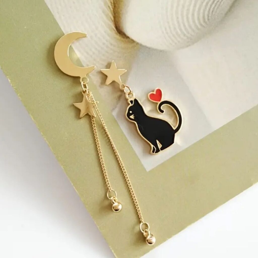 Aretes Gato Estrella