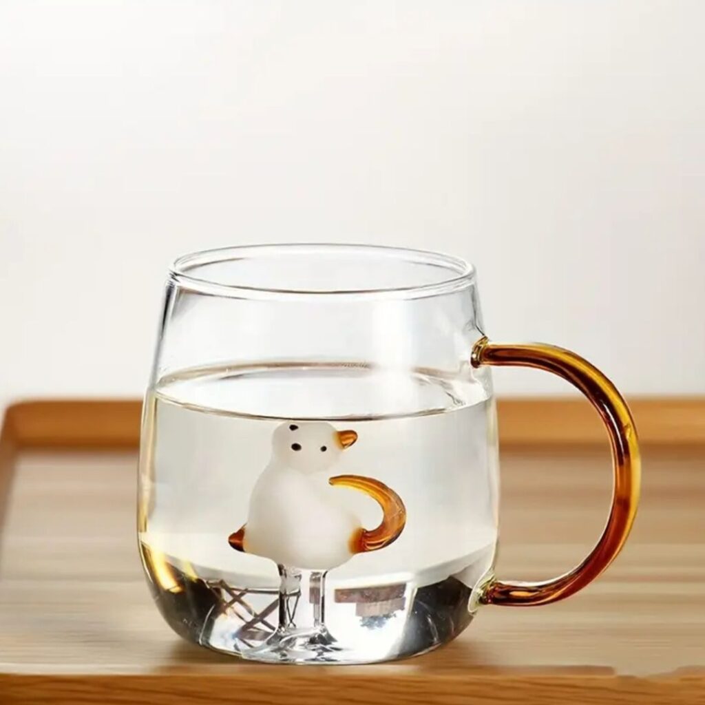Vaso De Gato Vidrio 3d