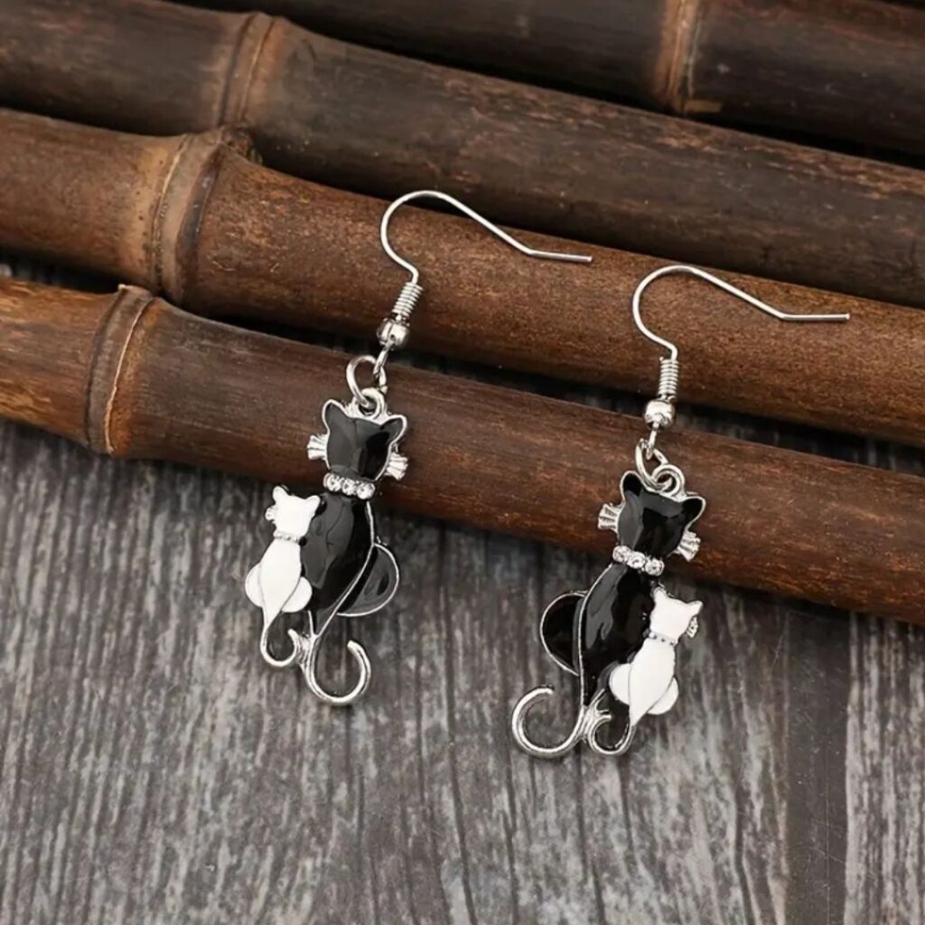 Aretes Gatos Pareja