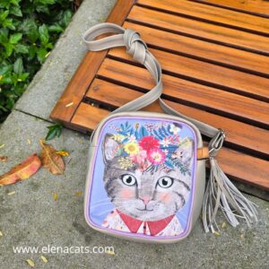 Bolso  Manos Libres Gato Corona