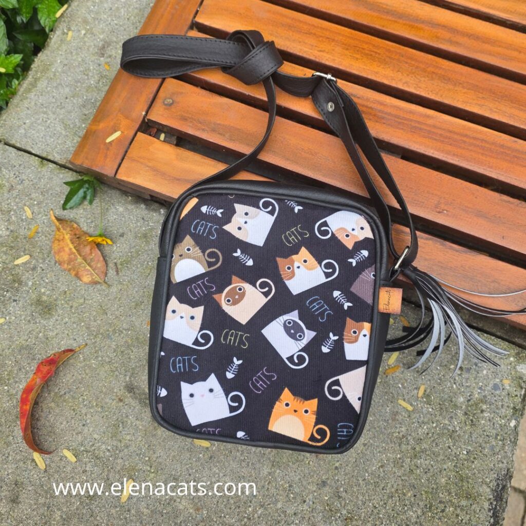 Bolso De Manos Libres Gato Pez
