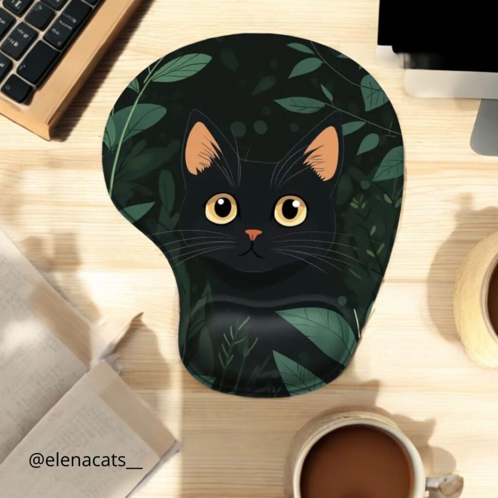 Pad Mouse Con Diseño Gato