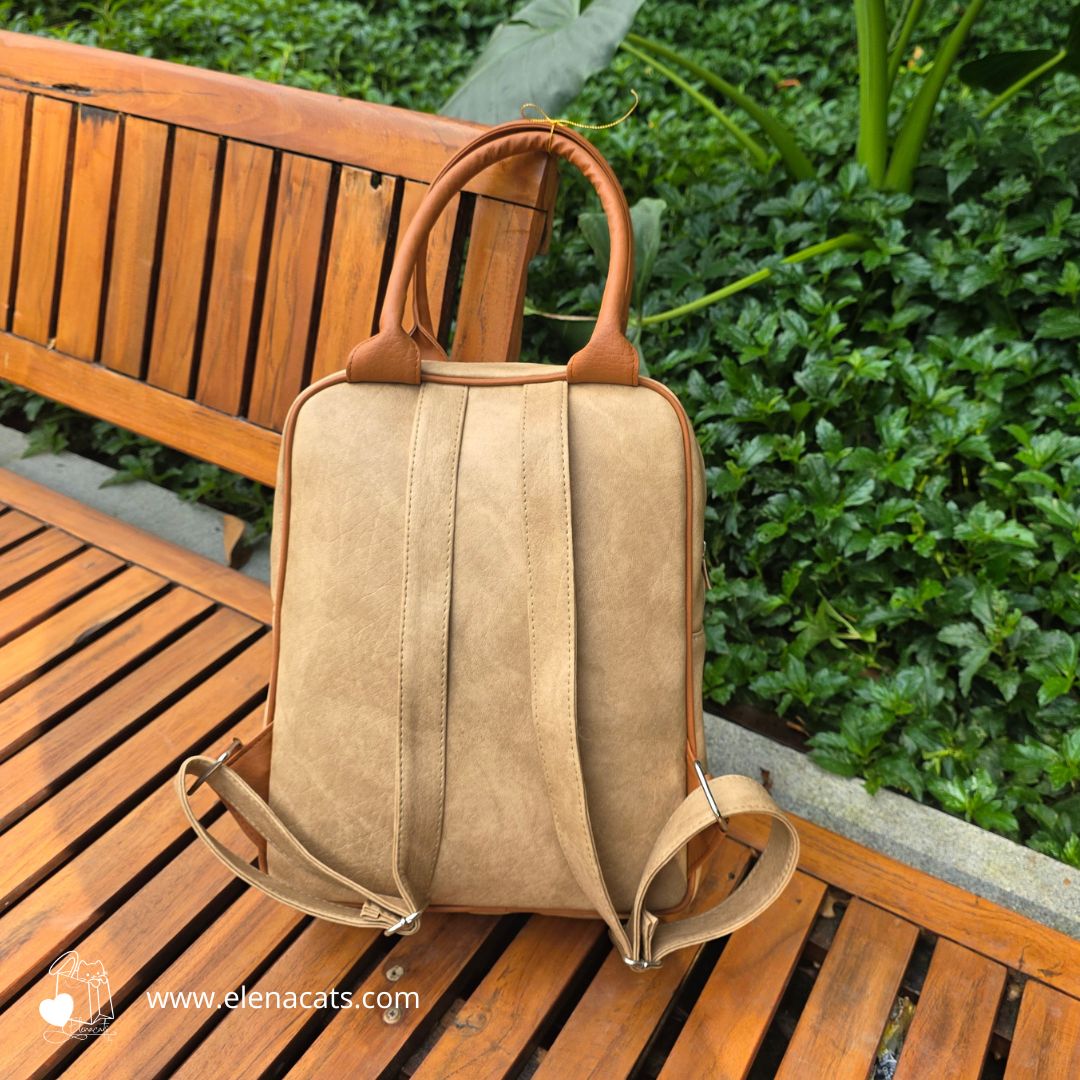 Bolso De Mano Gato Intelectual - Imagen 3