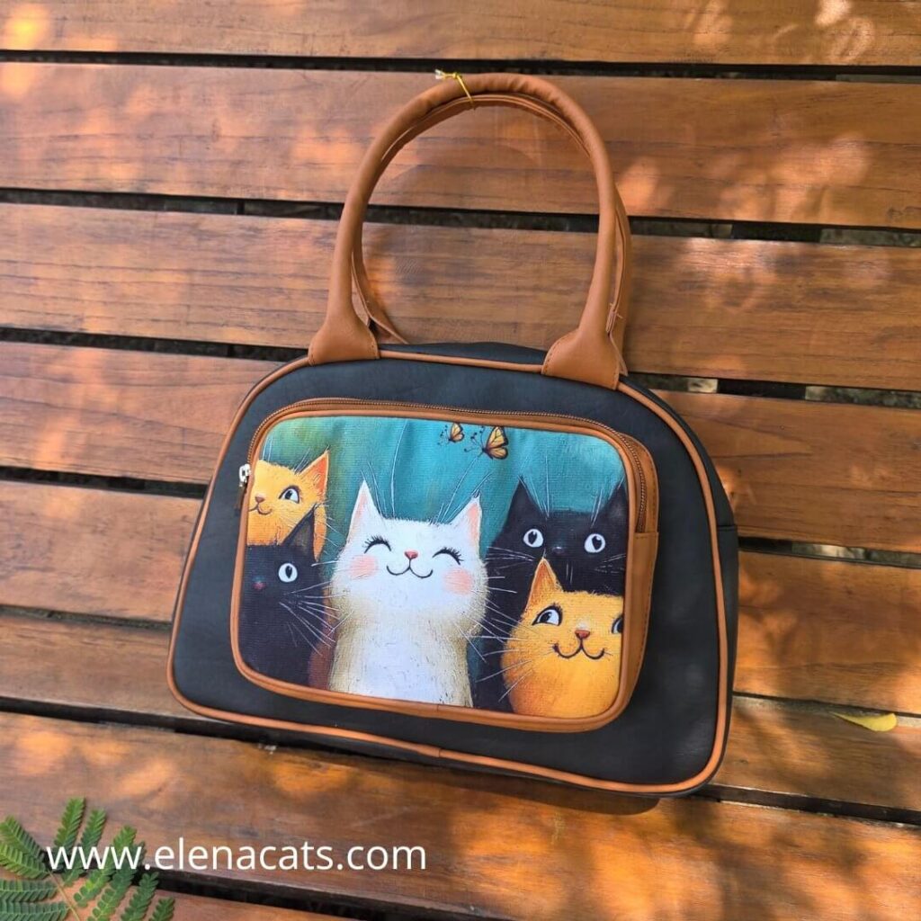 Bolso Cartera Gatos