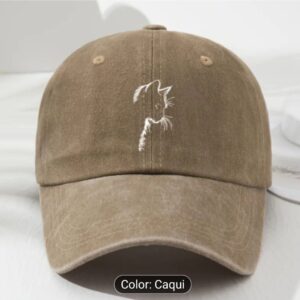 Gorra Con Diseño Gato