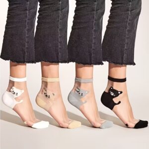 Medias para mujer con gatos