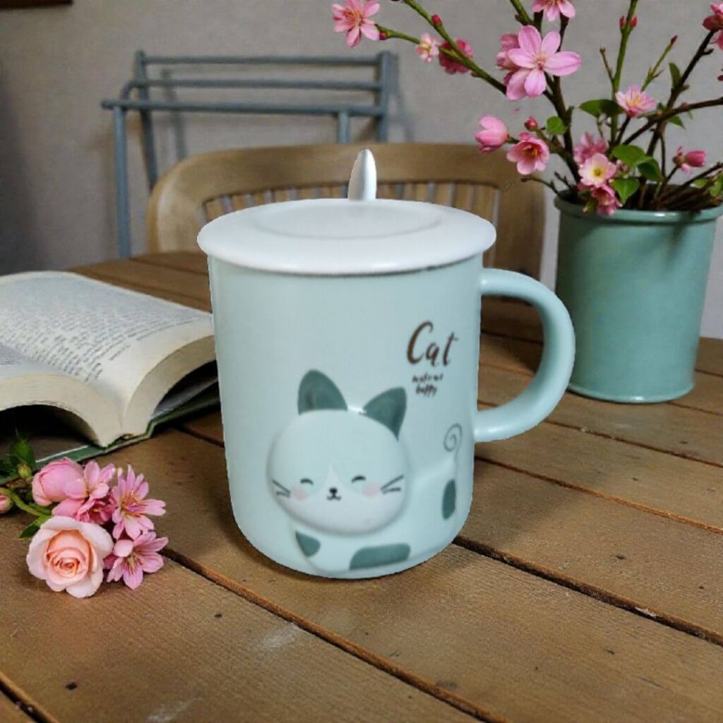 Mug Con Diseño De Gato