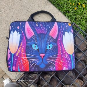 Bolso Para Portatil Gato Mandala