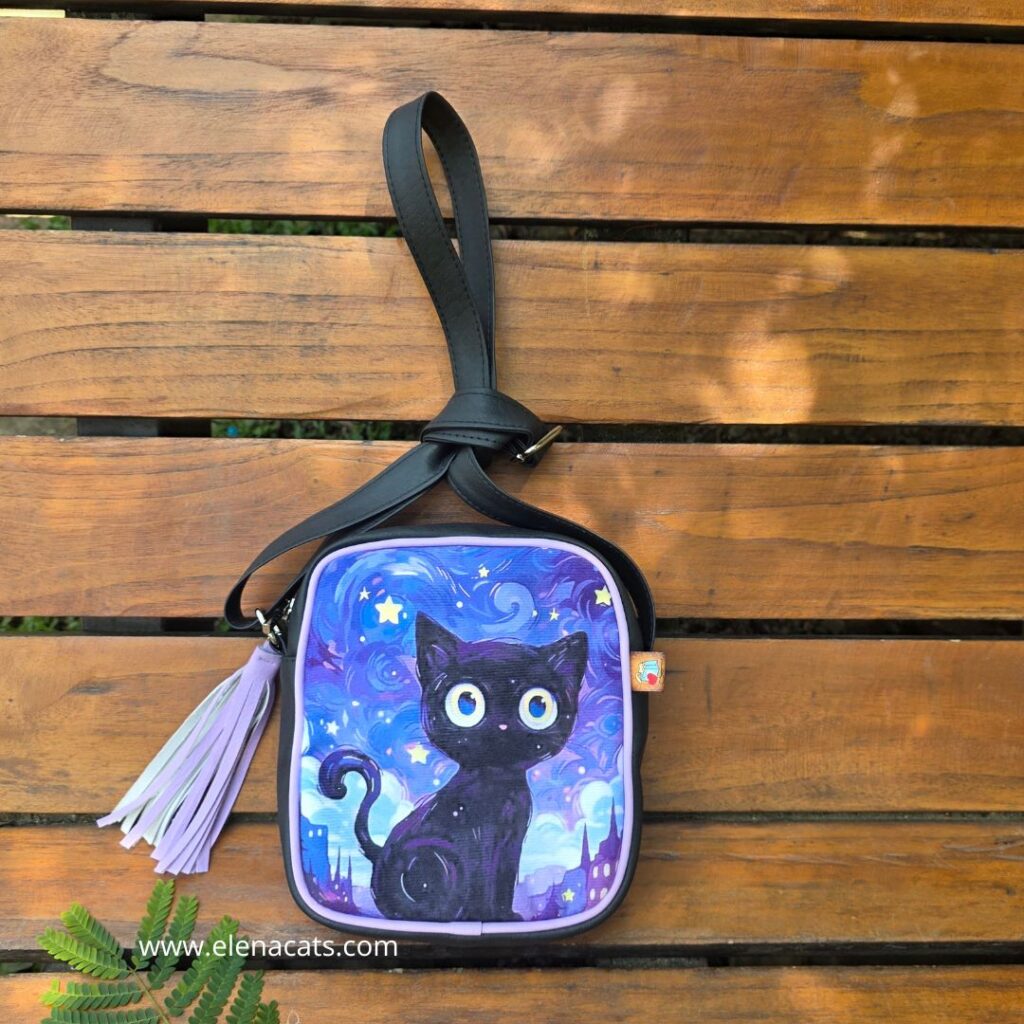 Bolso Manos Libres Gato Vang