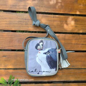 Bolso Manos Libres Gato Mariposa