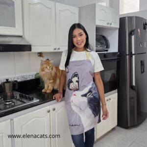 Delantal Gato Mariposa