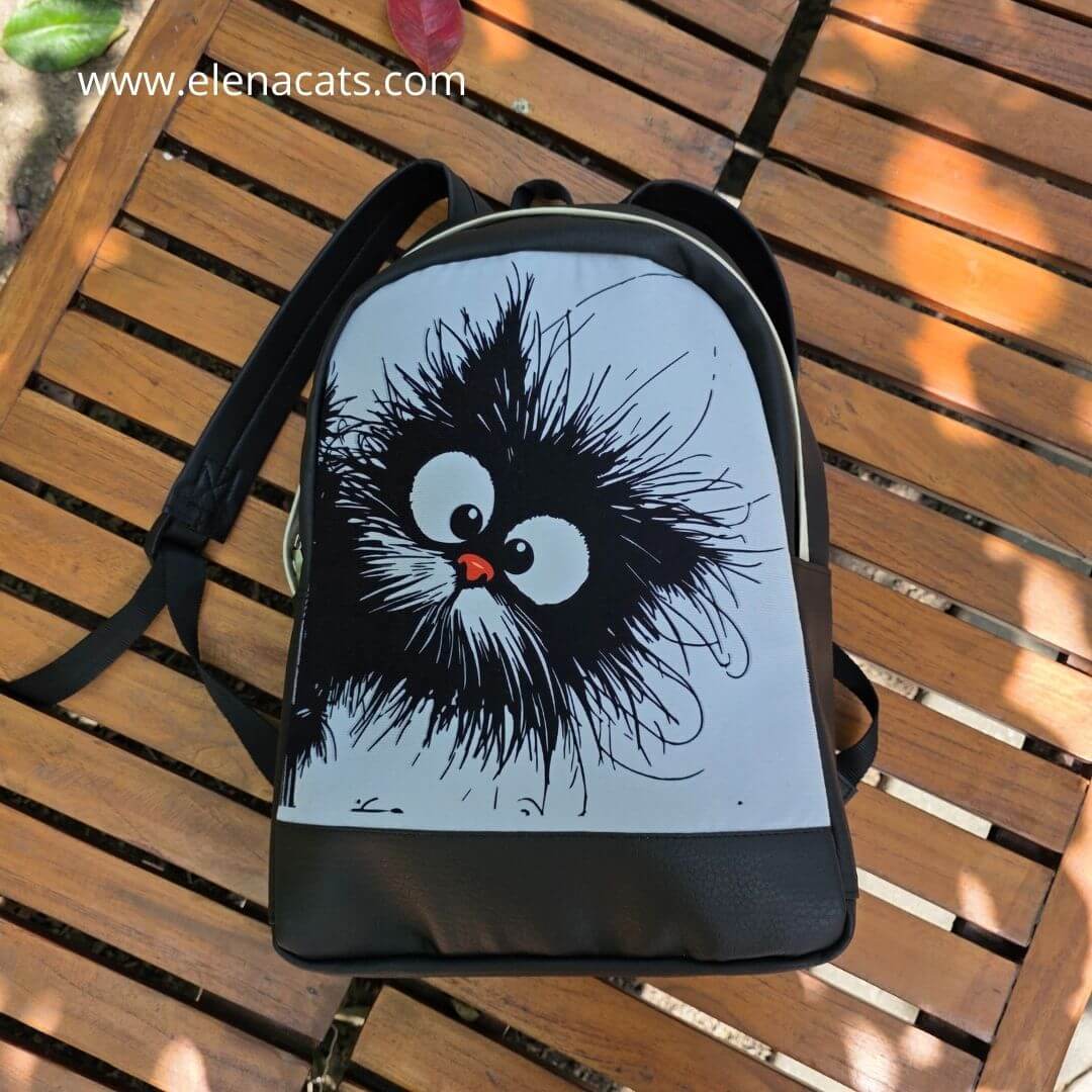 Morral Diseño Gato Despeinado - Imagen 5