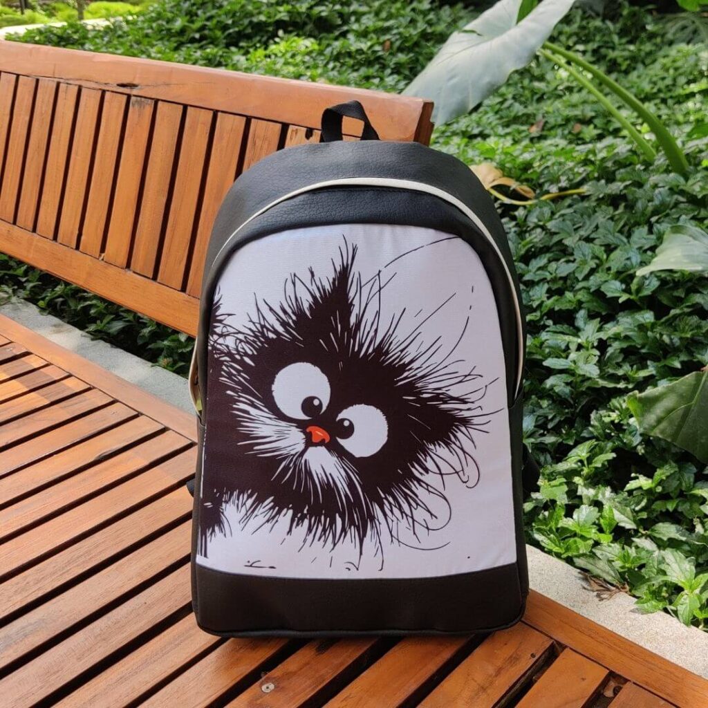 Morral Diseño Gato Despeinado