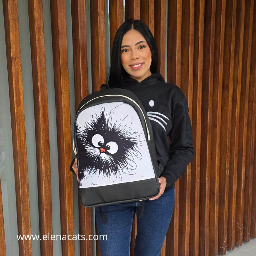 Morral Diseño Gato Despeinado - Imagen 4