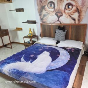 Cobija Angel Diseño De Gato