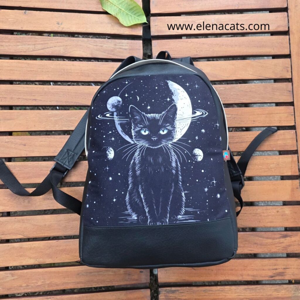 Morral Gato Negro Gato Luna