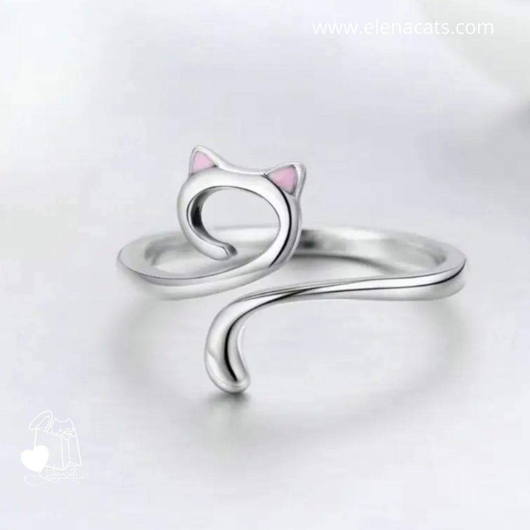 Anillo De Gato Orejas Rosa - Imagen 2