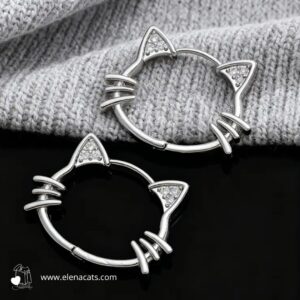 Aretes Aro Gato