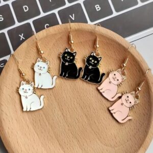 Aretes Gato Negro