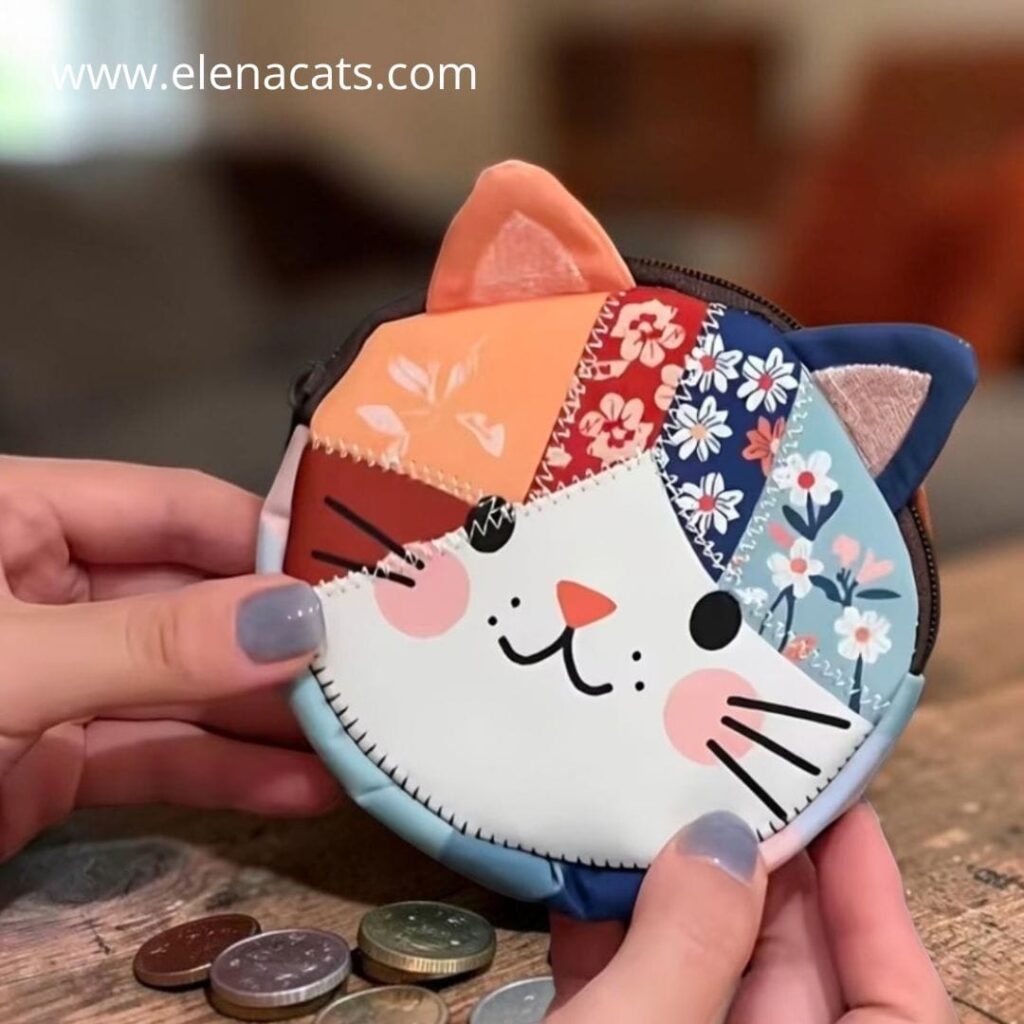 Monedero Con Cara De Gato