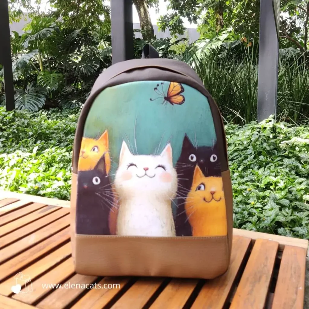 Morral Gatos Mariposa