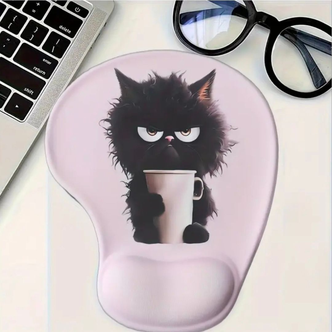 Mouse Pas Con Diseño Gato - Imagen 2