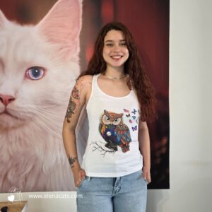 Camiseta para mujer Buho