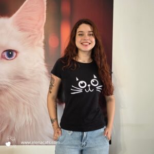 Liquidacion Camiseta gato bigotes