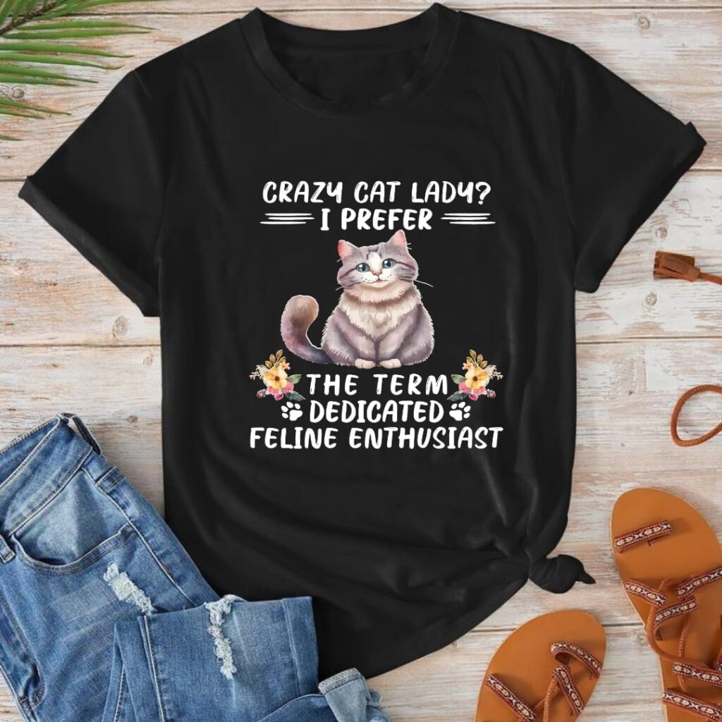 Camiseta Liquidacion Oulet Gato  Crazy