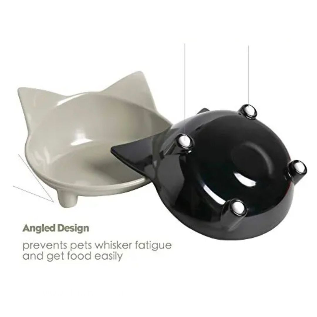 Comedero para Gatos color negro - Imagen 2