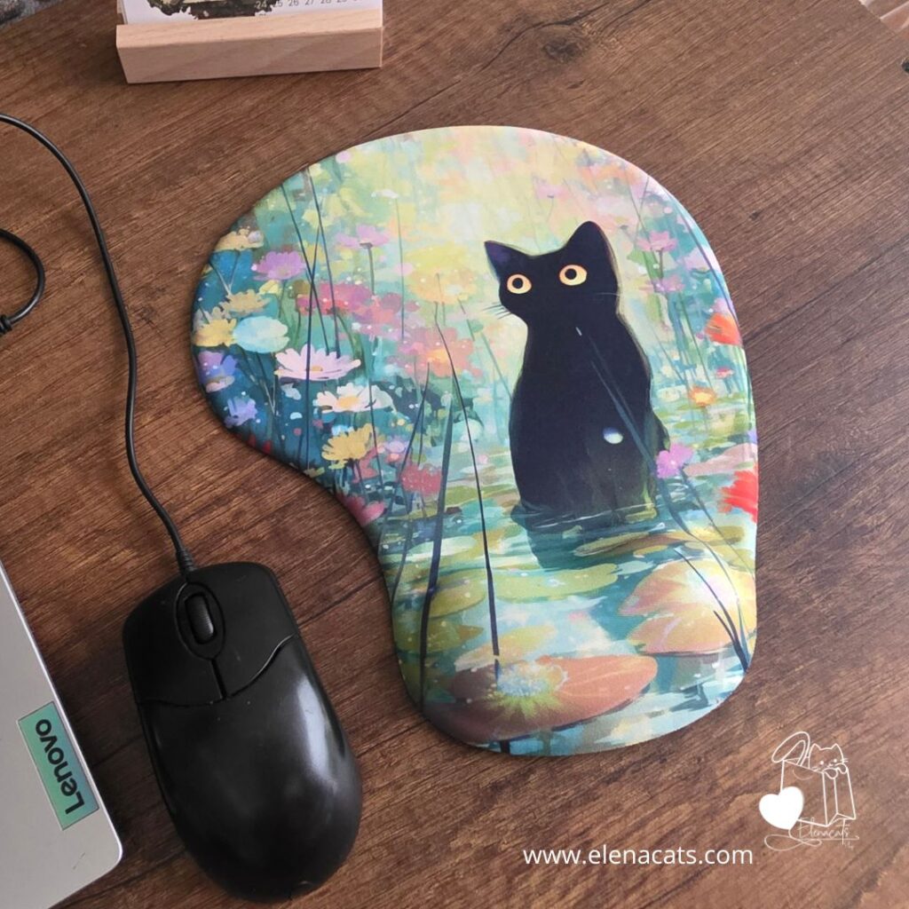 Pad Mouse Con Diseño Gato