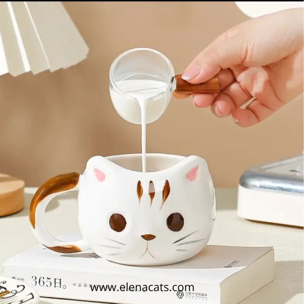 Mug Con Diseño De Gato