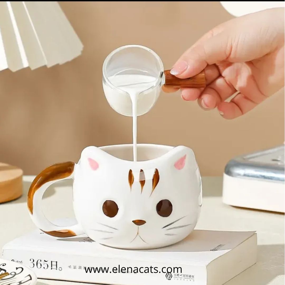 Mug Con Diseño De Gato