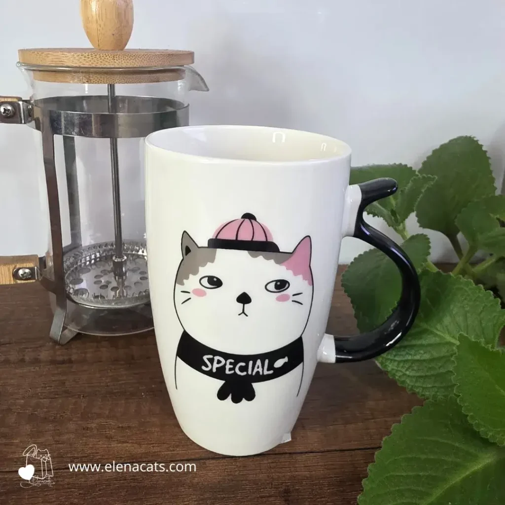 vaso Con Diseño De Gato Oulet