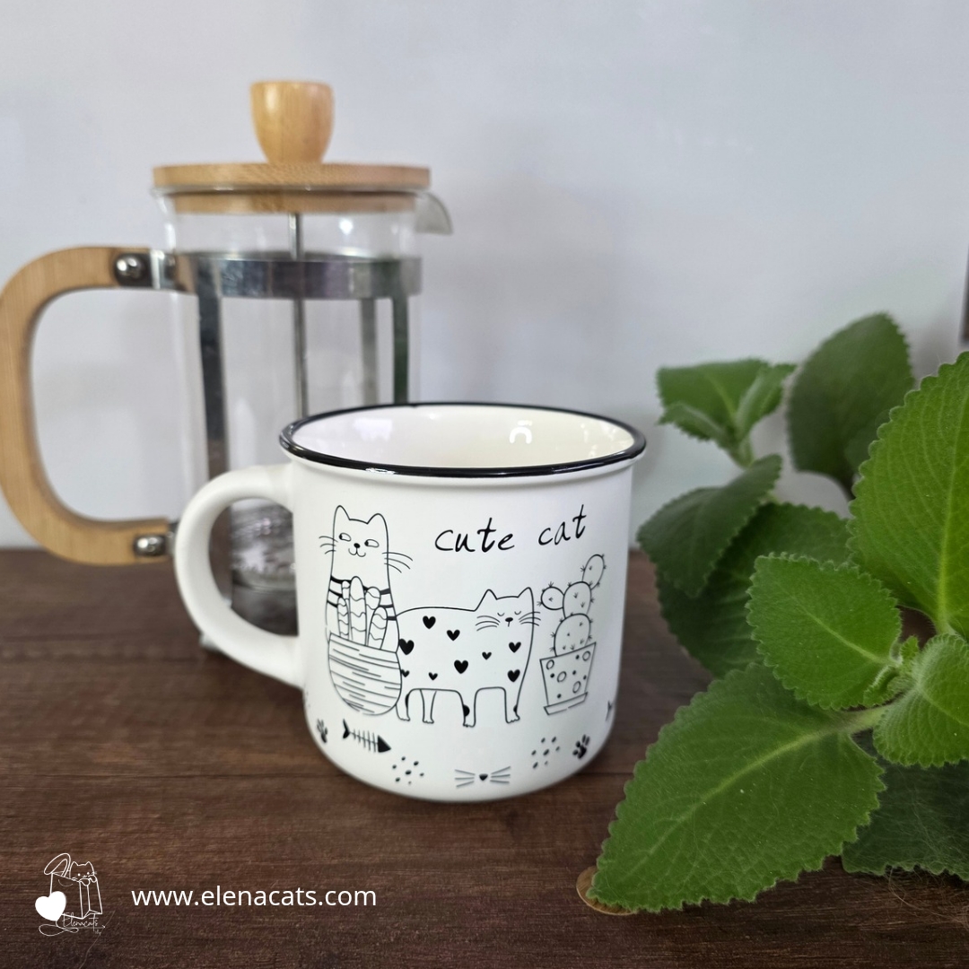 vaso Con Diseño De Gatos - Image 2