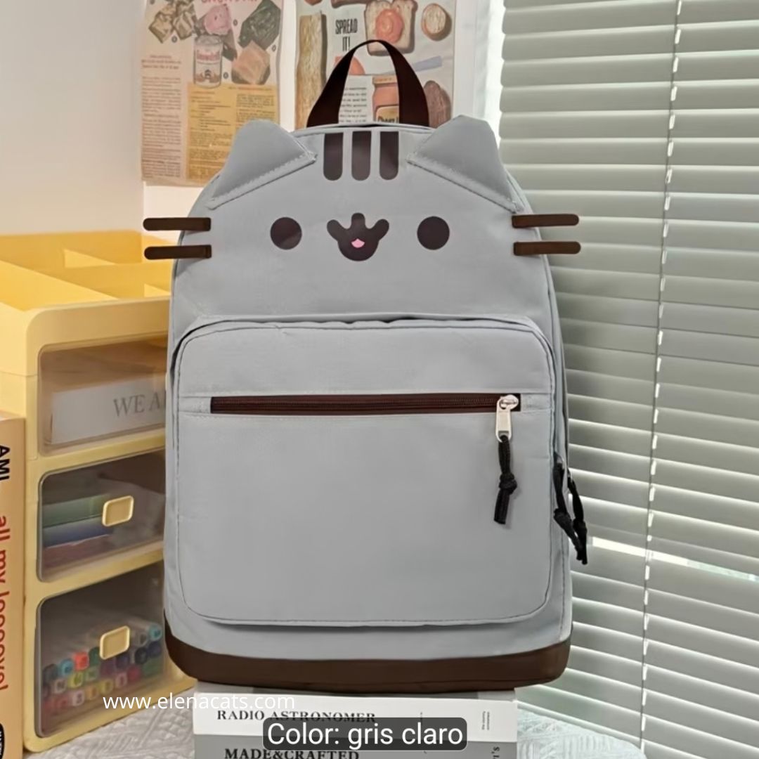 Morral Gato Gris 3d