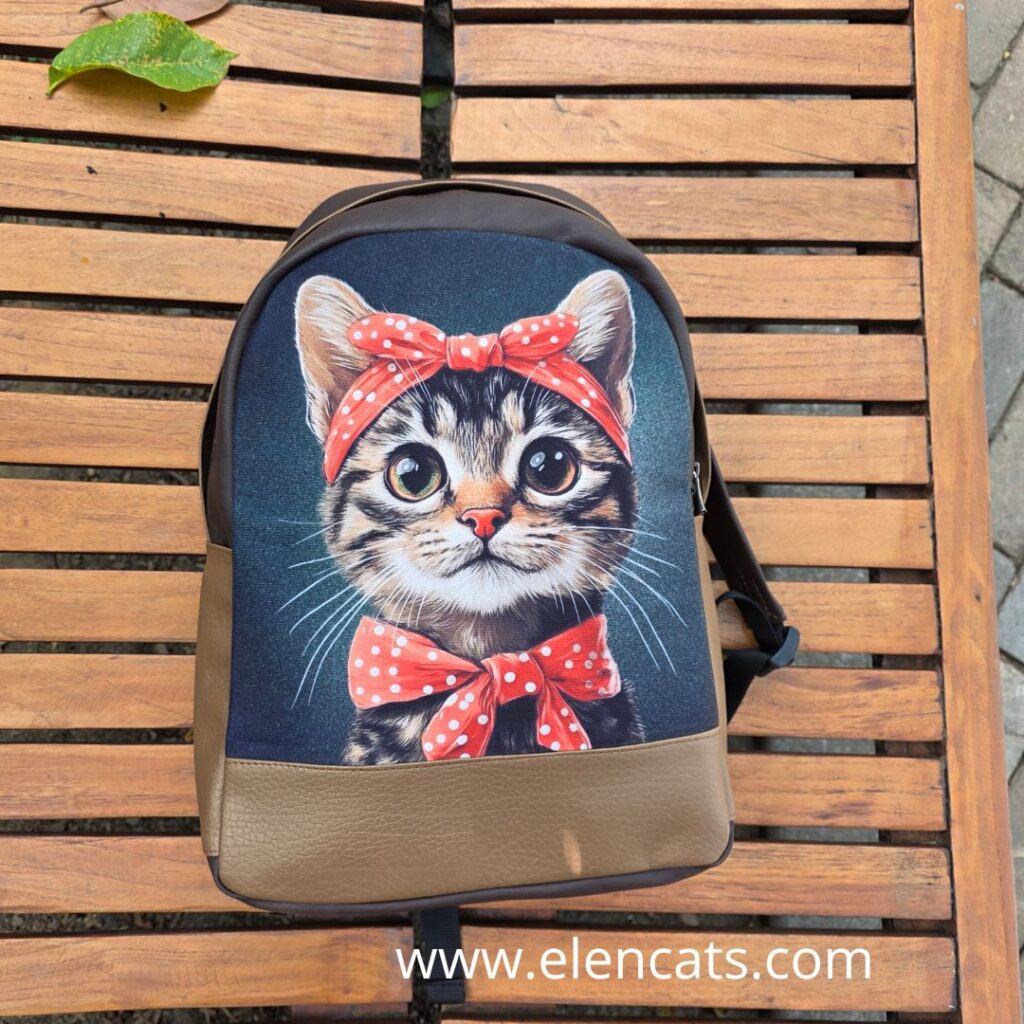 Morral Gatos Gata Ele