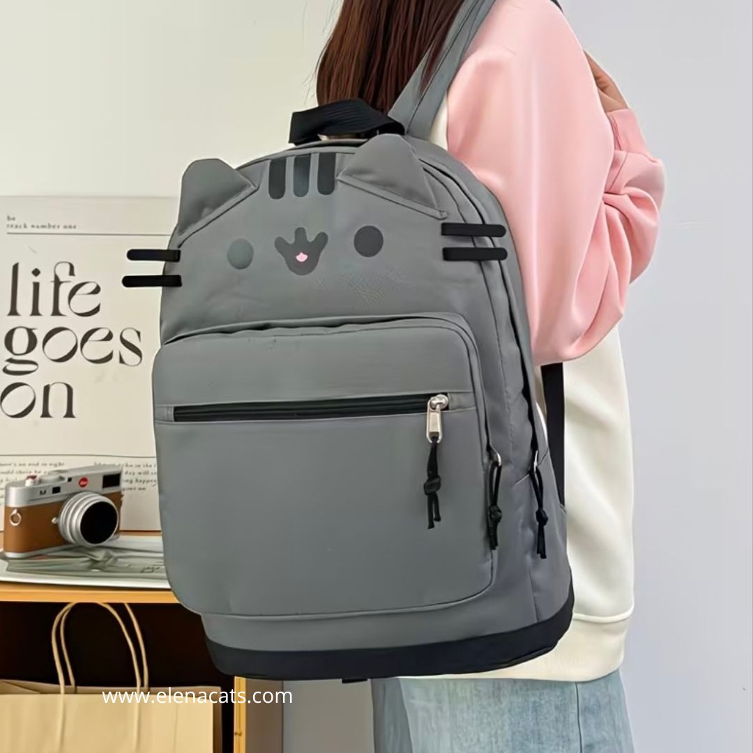 Morral Gato Gris 3d - Image 2